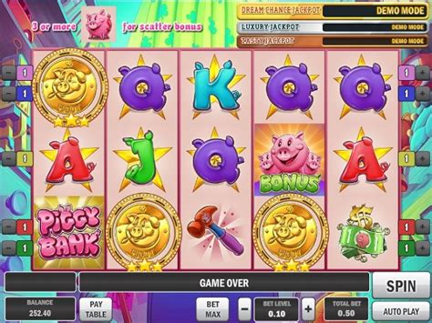 piggy bank slot machine.